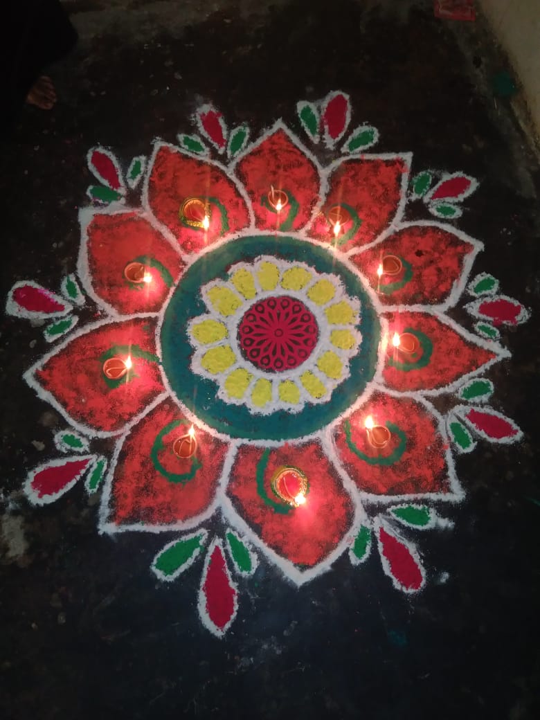 Rangoli Competition organized by the Department of Home Science