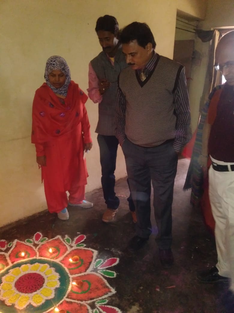 Rangoli Competition organized by the Department of Home Science