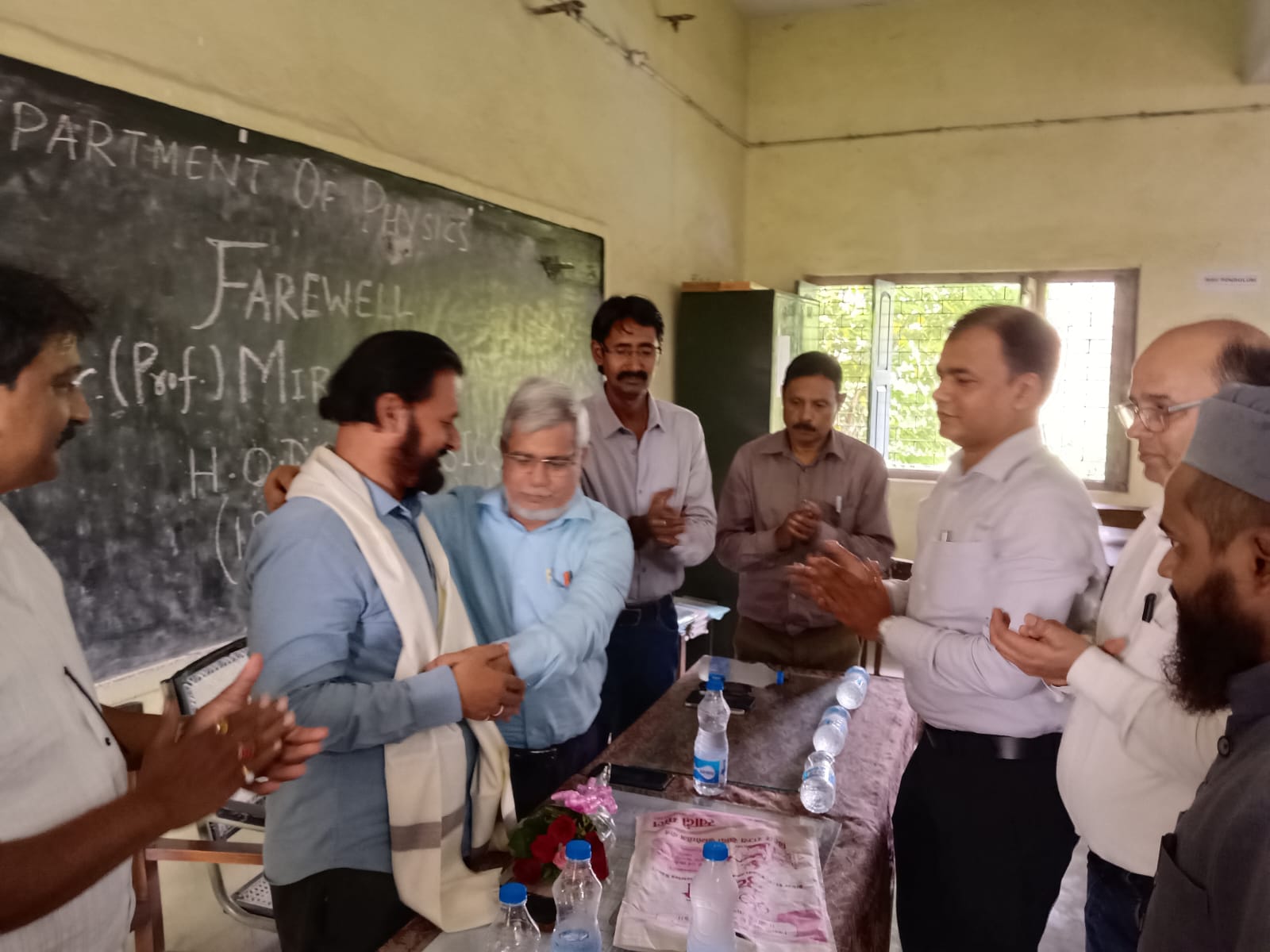 Farewell to Dr. Mirza Abbas Hussain (Physics, HOD)